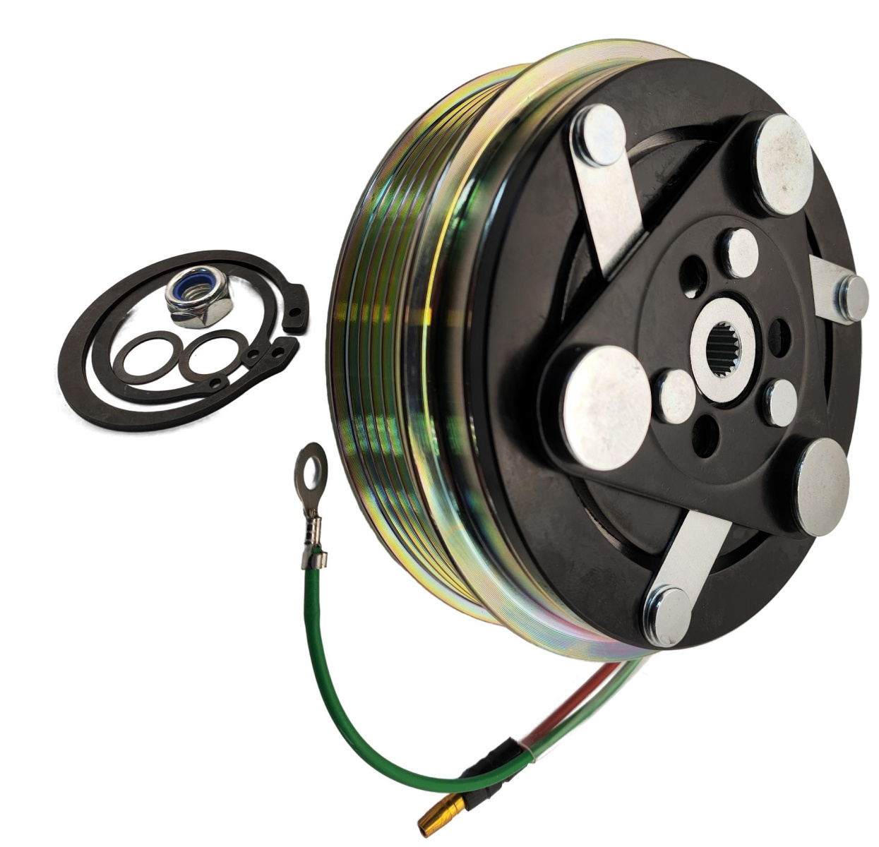 Муфта компрессора кондиционера Honda Fit, Jazz - вариант 2