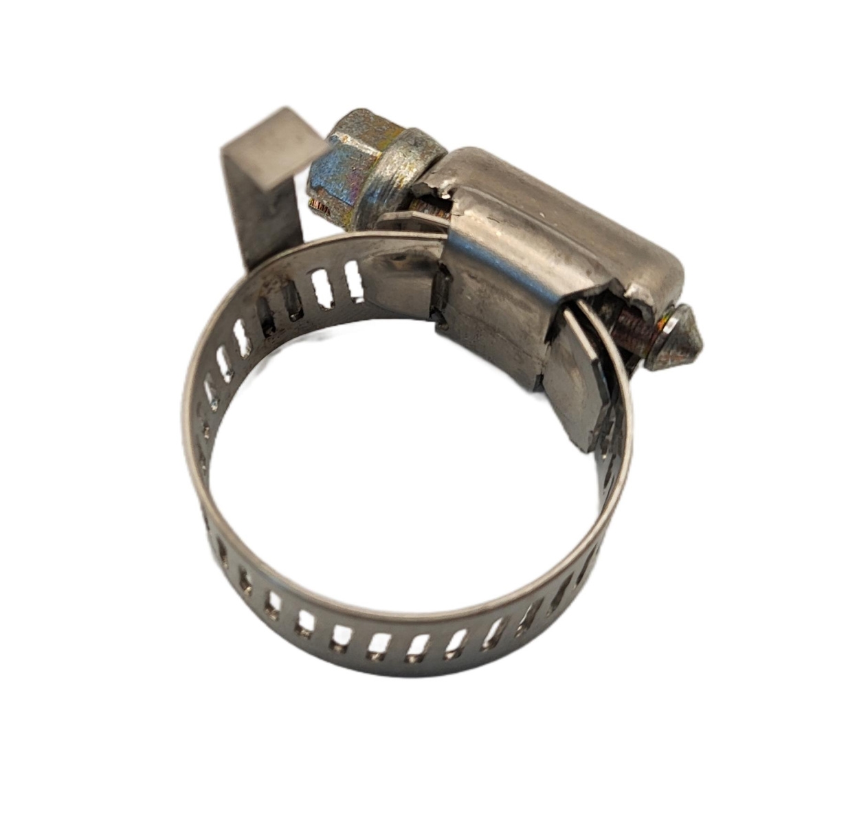 Хомут червячный для обжима тонкостенного шланга автокондиционера 12-24мм