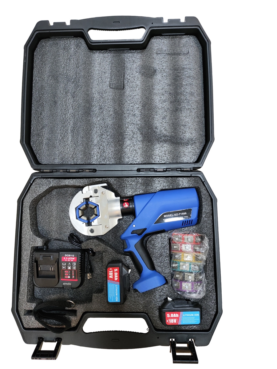 Ручной кримпер для обжима шлангов автомобильного кондиционера, аккумуляторный