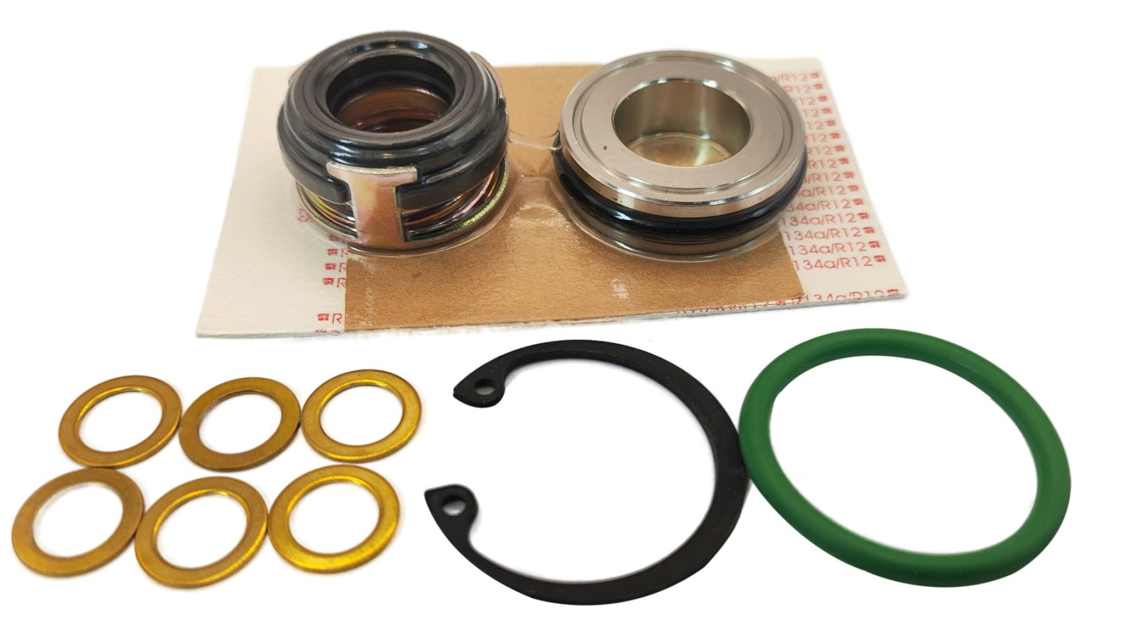 Ремкомплект сальника для старых моделей компрессора кондиционера Denso 10P15, 10P17, 10PA15A, 10PA15C, 10PA15E, 10PA17A, 10PA17C; Ford FoMoCo FS6