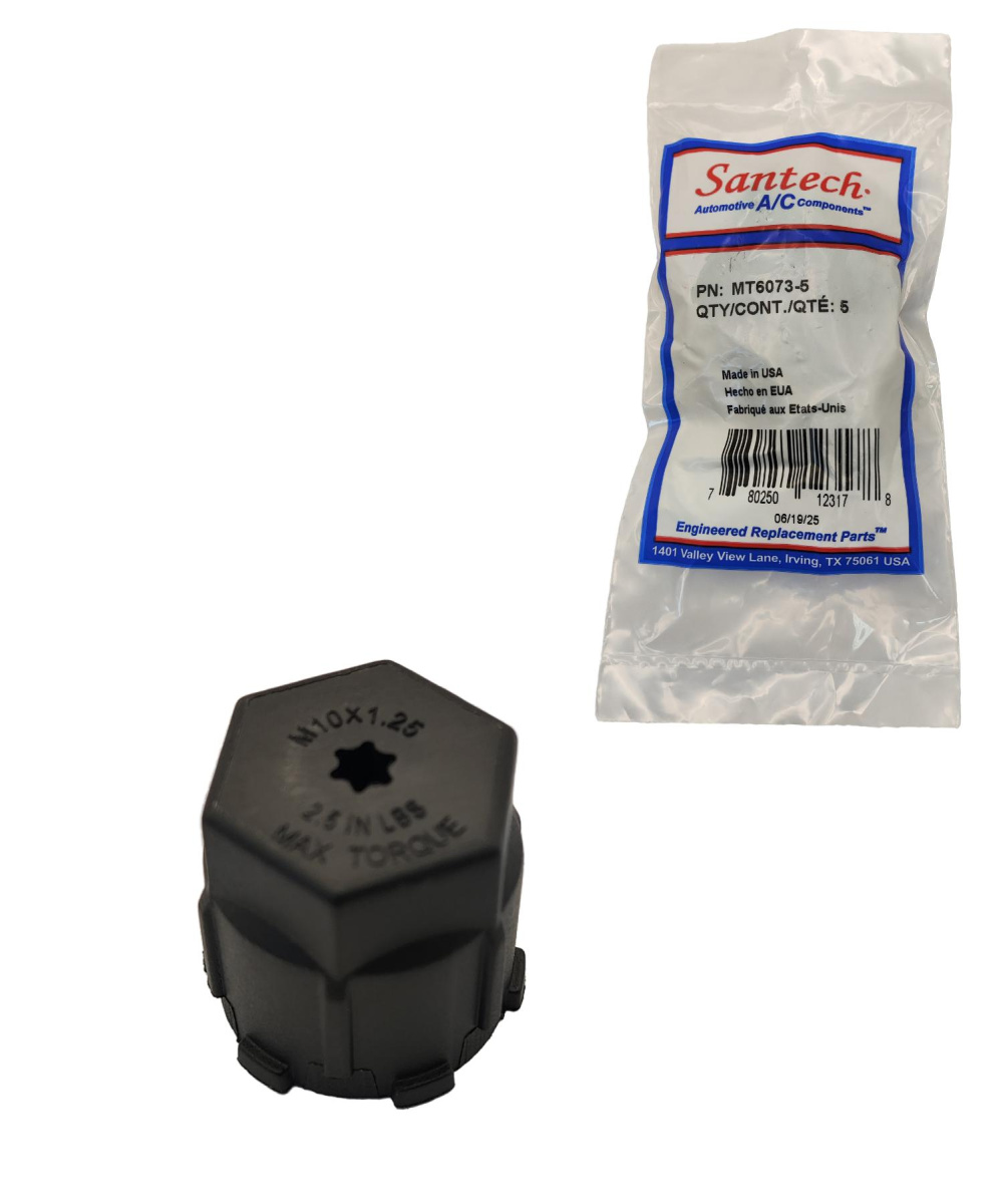 Колпачок H для заправочного порта высокого давления фреона HFO-1234yf, резьба M10x1.25