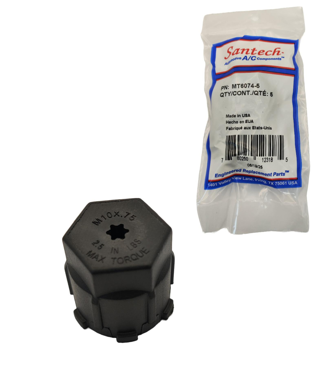 Колпачок H для заправочного порта высокого давления фреона HFO-1234yf, резьба M10x0.75