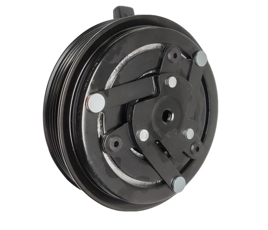 Муфта компрессора кондиционера Fiat Doblo 2, 500, Abarth с двигателем 1.2, 1.4 (2015-2023); Alfa Romeo Giulietta 3 1.4 (2010-2016)