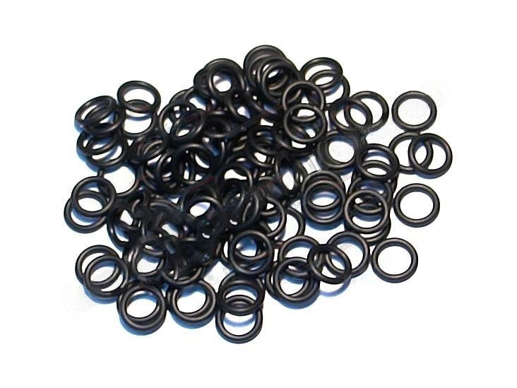 Комплект колец O-Ring 7.65x1.78мм, 100 штук, черные