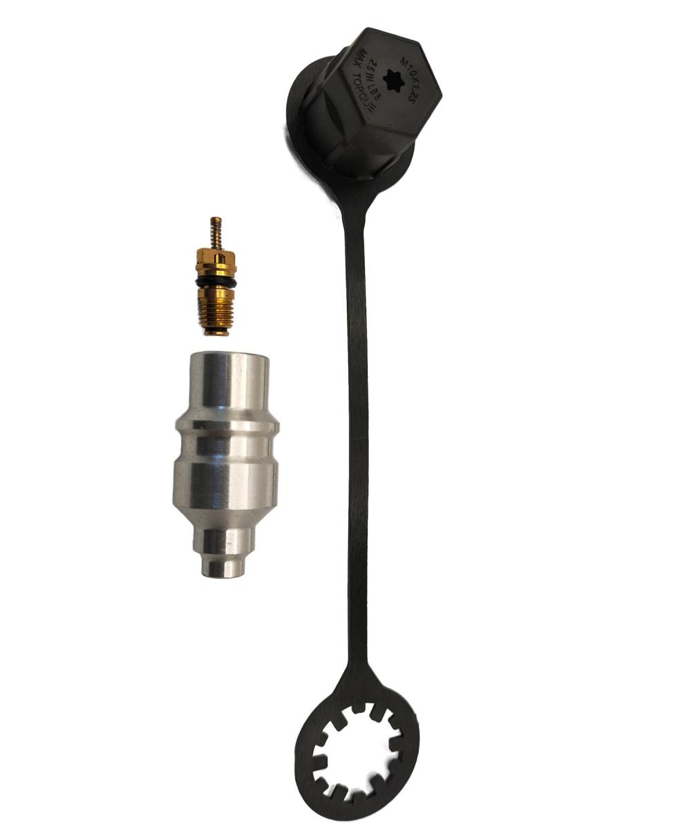 Заправочный штуцер H высокого давления давления под сварку, для заправки фреоном HFO-1234yf