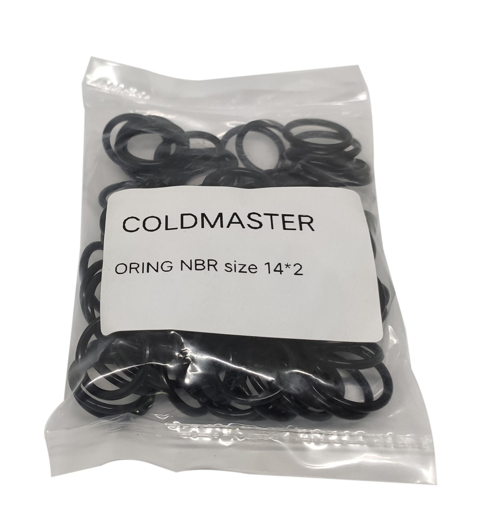 Комплект колец O-Ring NBR 14x2мм, 100 штук, черные