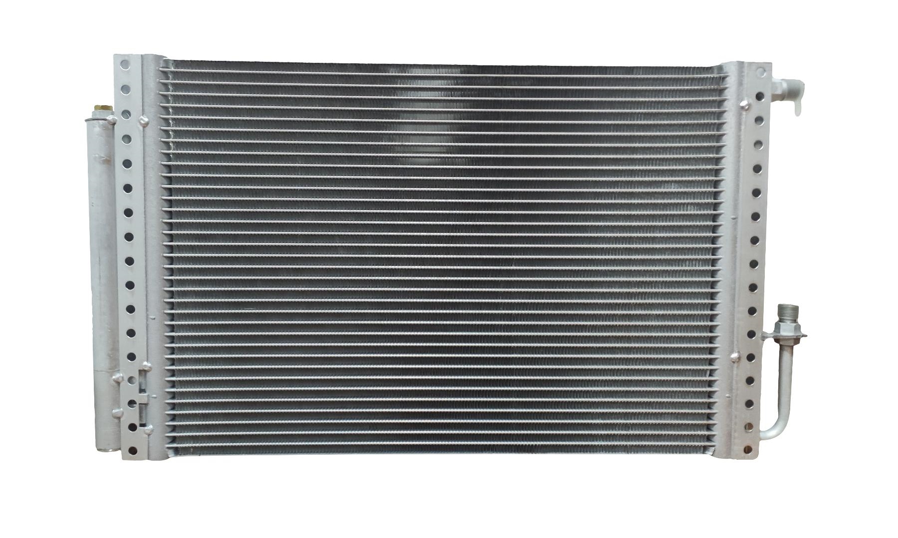 Радиатор, конденсор 14x23, 350x570x22мм, с ресивером