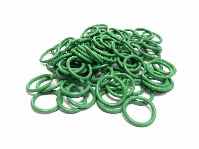 Комплект колец O-Ring 16.8x2.4 50 штук, зеленые