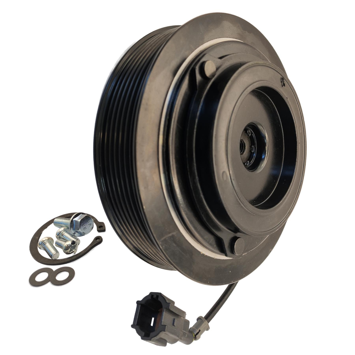 Муфта компрессора кондиционера Nissan Pathfinder 3 R51, R51M; Murano 2 Z51 (2007-2015) с дизельным двигателем 2.5 литра