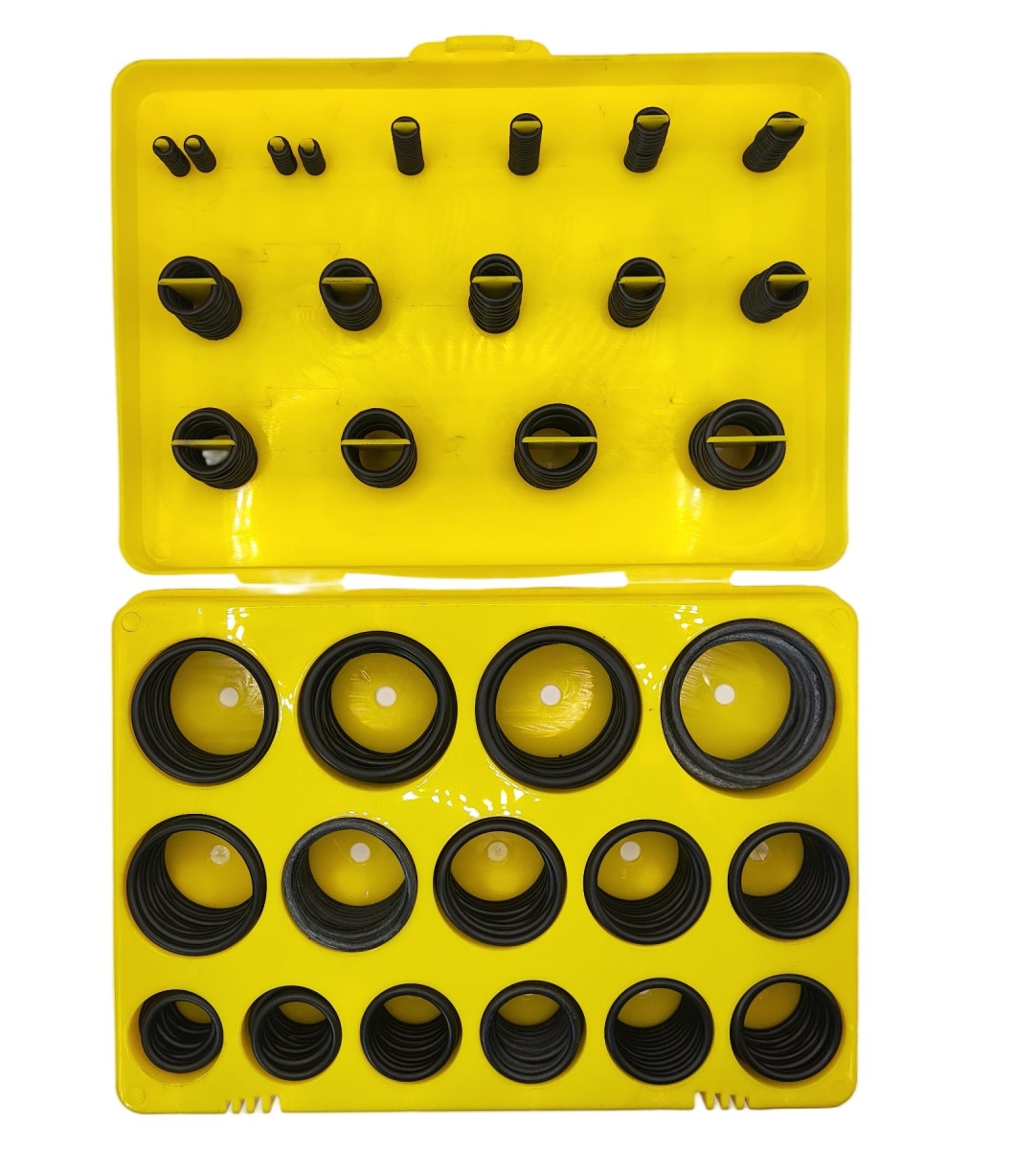 Набор черных уплотнительных колец NBR для системы автокондиционера: тип C, 30 размеров, 382 шт