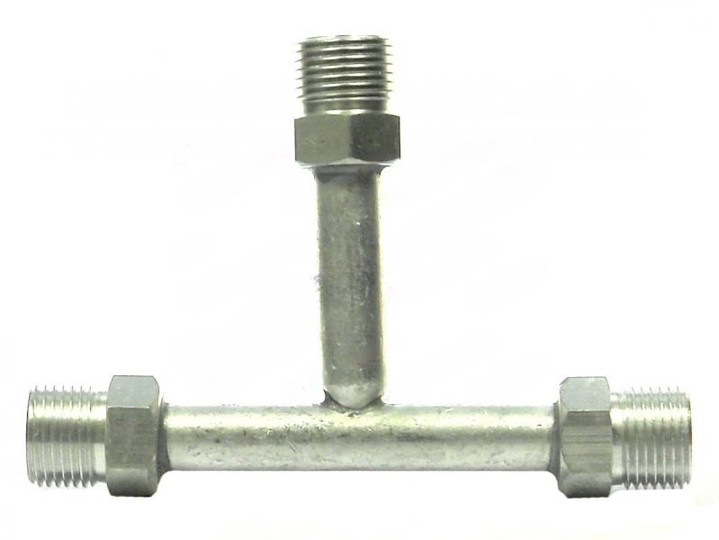 Тройник O-Ring 8мм, G6, 90 градусов, алюминиевый