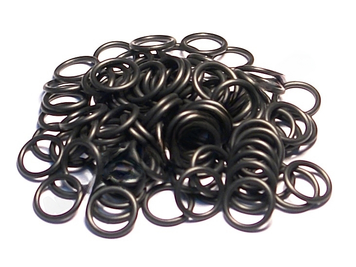 Комплект колец O-Ring 10.82x1.78мм, 100 штук, черные
