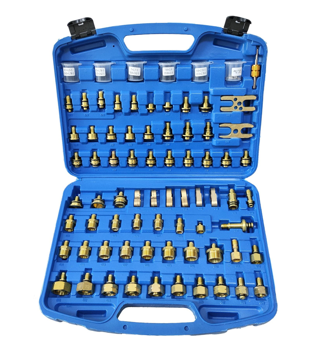 Набор переходников для промывки системы автокондиционера для Honda, Nissan, Mazda, Toyota