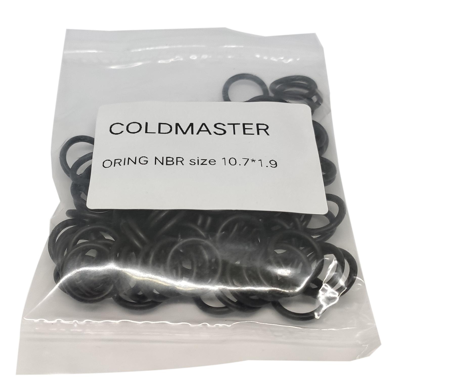 Комплект колец O-Ring NBR 10.7x1.9мм, 100 штук, черные