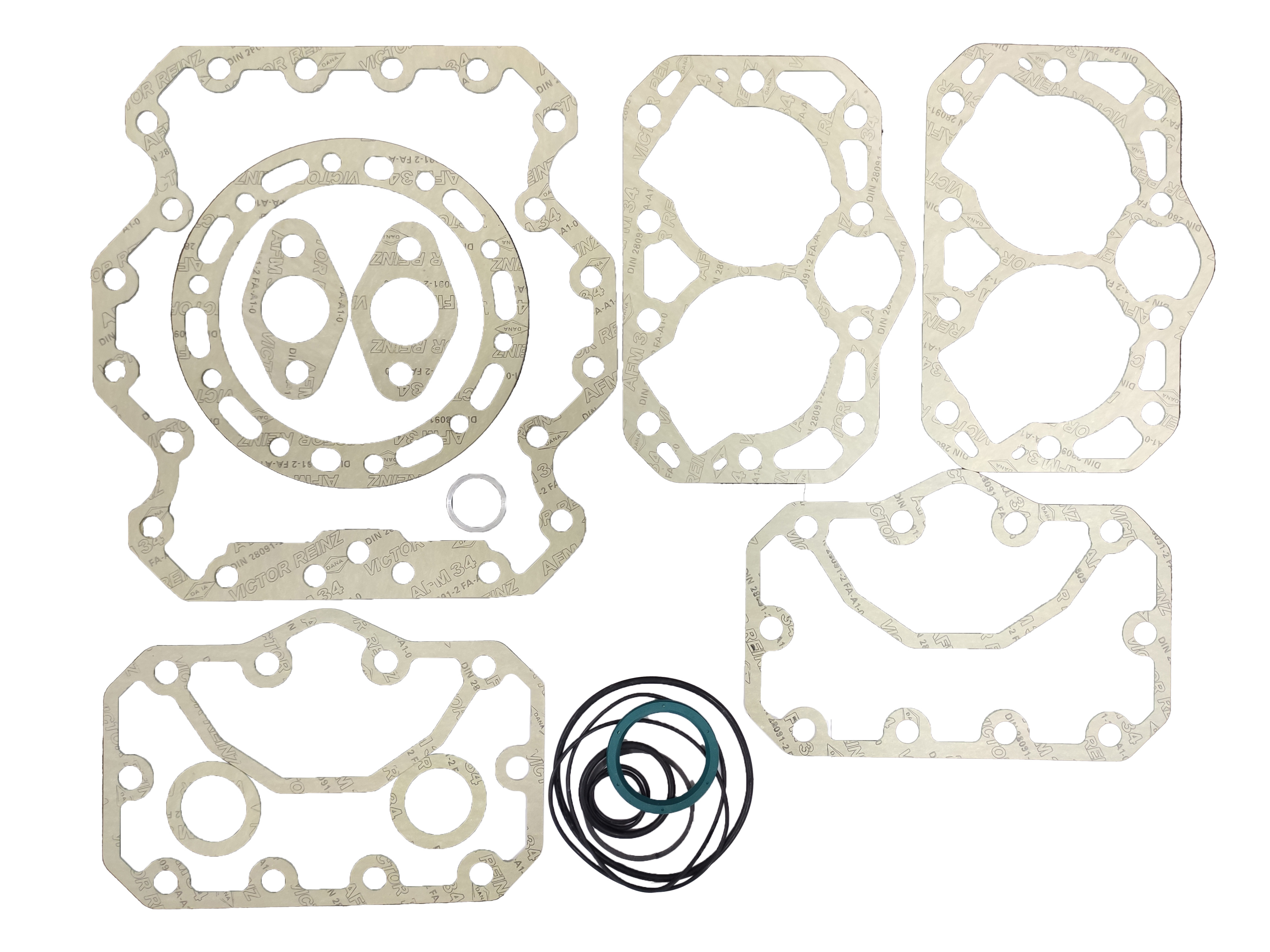 Набор прокладок 37283204 для компрессора Bitzer 4NFC, 6NFC с кольцами и сальником
