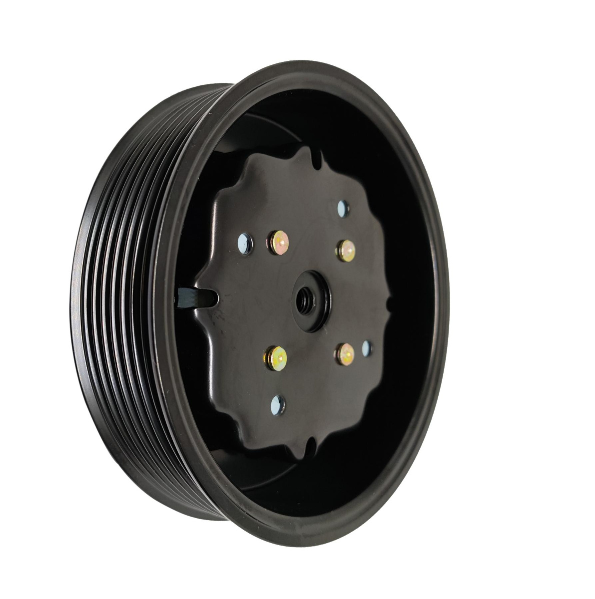 Муфта компрессора кондиционера Audi A8 D3 рестайлинг, A8 D4 4H с двигателем W12 6.0, 6.3 (2005-2017); Volkswagen Touareg 4.2 1 до рест. (2002-2006)