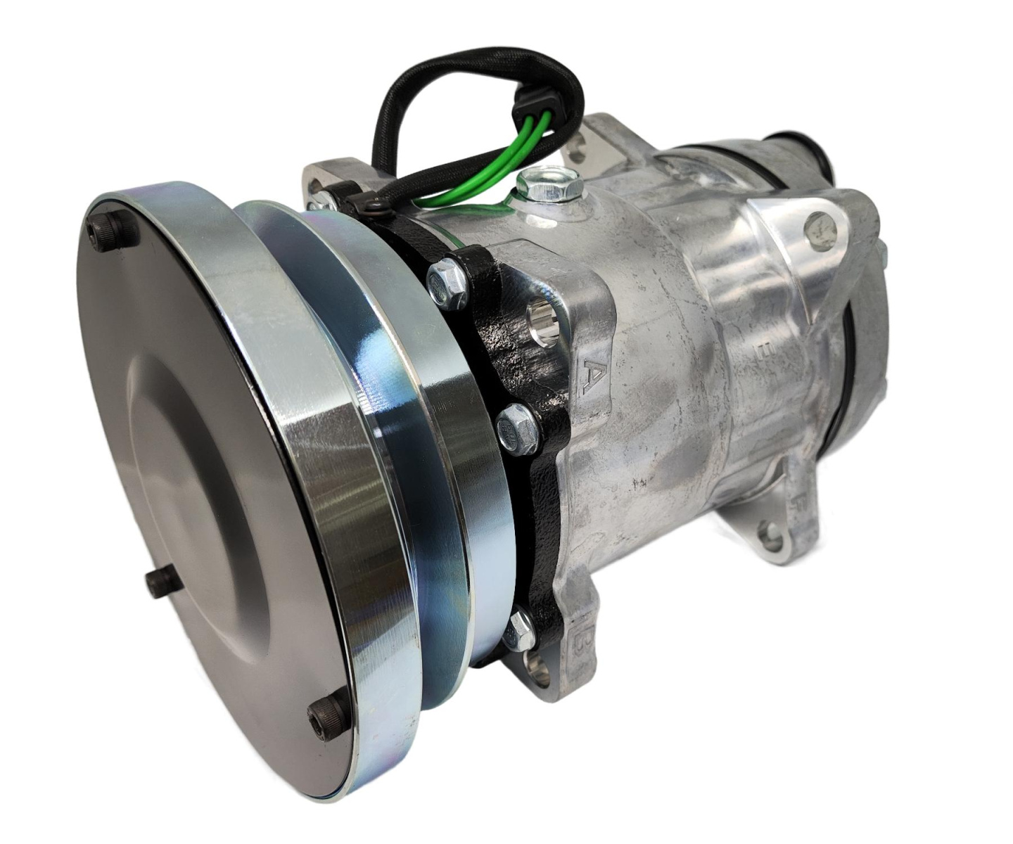 Компрессор кондиционера 3E-1906, 4374, 4468, 4604, 4656, 4878 для спецтехники Caterpillar