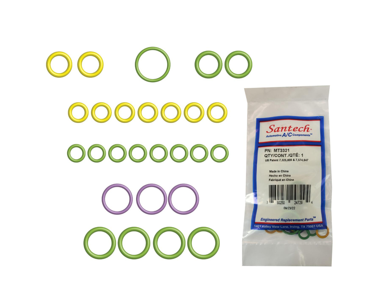 Набор уплотнительных колец HNBR для автомобилей Land Rover Range Rover 3.0, 5.0; 27 штук