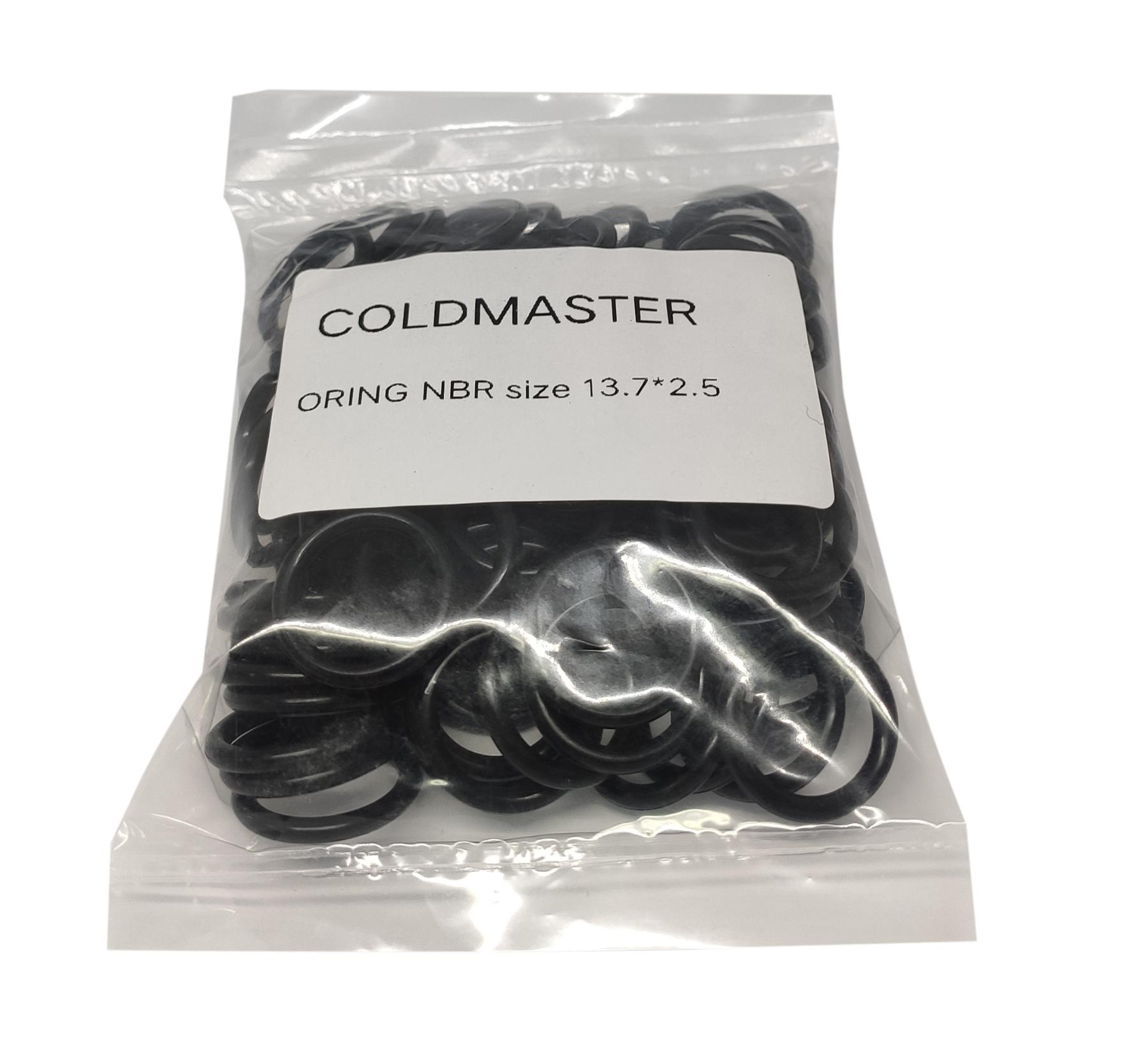 Комплект колец O-Ring NBR 13.7x2.5мм, 100 штук, черные