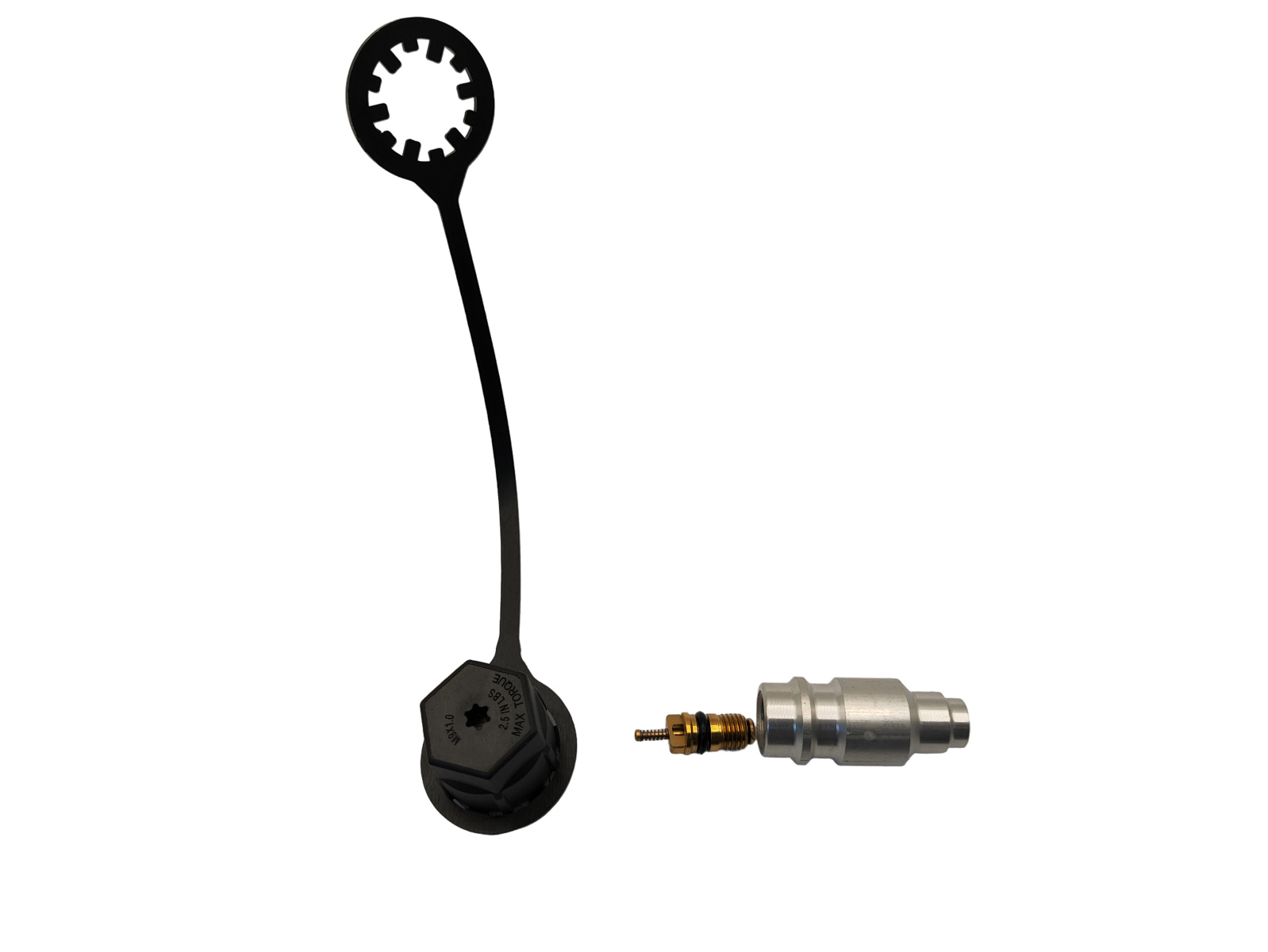 Заправочный штуцер L низкого давления под сварку, для заправки фреоном HFO-1234yf