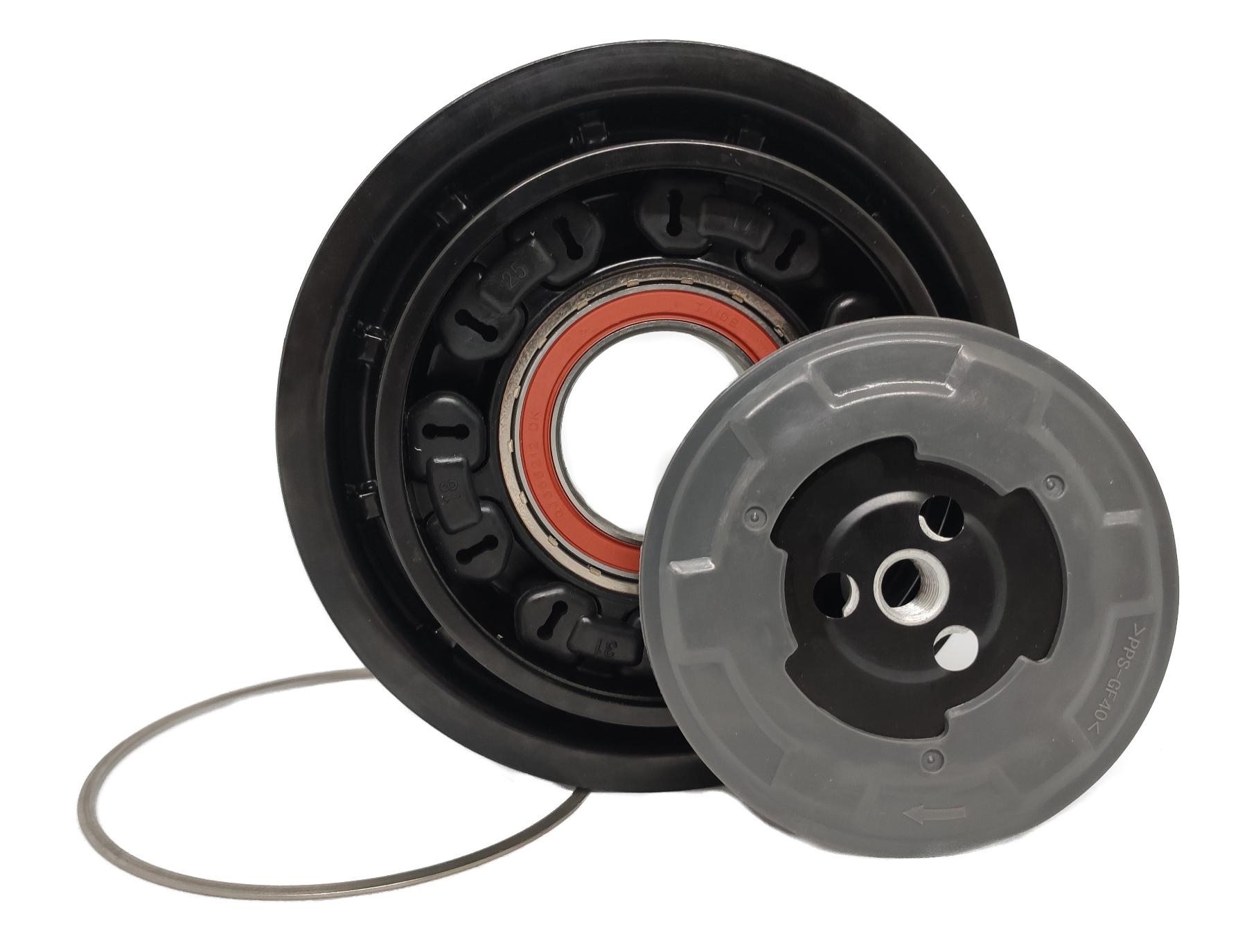 Муфта компрессора Dodge Caliber 1 рестайлинг с двигателем 2.0L; Jeep Compass 2.4L (2010-2014), Patriot 2.4L