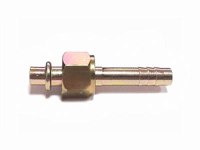 Фитинг O-Ring 8мм, G6, 180 градусов, с гайкой, стальной; фотография №1