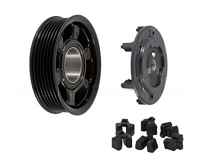 Муфта компрессора Audi A4 (B6/B7), A6(C6) 2.0 TFSI/TDI; фотография №1
