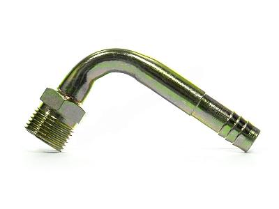 Фитинг O-Ring 13мм, G10, 90 градусов, резьбовой, стальной; фотография №1