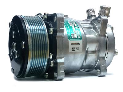 Компрессор кондиционера SANDEN 5S14 S5322, 24V; фотография №1