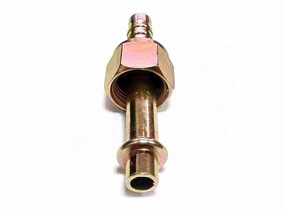Фитинг O-Ring 8мм, G6, 180 градусов, с гайкой, стальной; фотография №3