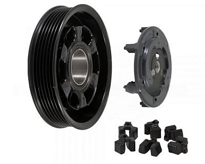 Муфта компрессора Audi A4 (B7), A6 (B6), A8, Q7; фотография №1
