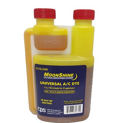 UVUD MoonShine ультрафиолетовый краситель 236 мл - 32 дозы для фреона R134, R1234yf; фотография №1