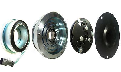 Шкив компрессора в сборе Ford, Ford New Holland, Massey Ferguson, Volvo Construction Eq, Volvo Trucks; фотография №2