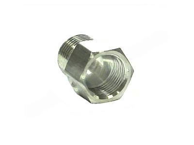 Переходник Flare/O-Ring 8мм, G6, алюминиевый; фотография №1