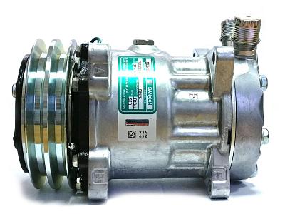 Компрессор кондиционера SANDEN 7H15 S8126, 24V; фотография №2