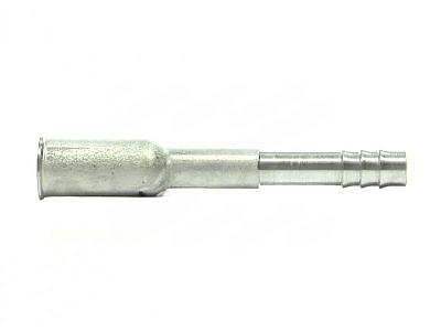 Фитинг 8мм, G6, 180 градусов, быстросъемный, ответная часть, алюминиевый; фотография №1