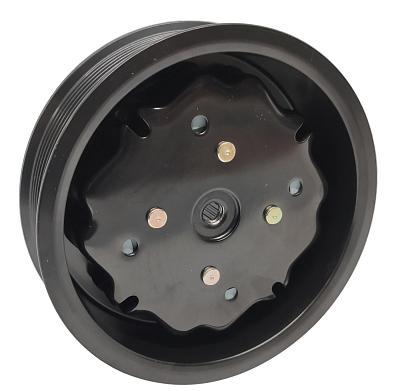Муфта компрессора кондиционера Volkswagen Touareg 1 и 2 поколения 3.2, 3.6; AUDI Q7 4L 3.6; фотография №1