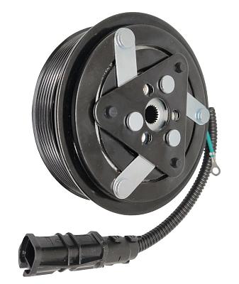 Муфта компрессора кондиционера Sanden SD7H15 4327, Cummins U4327; фотография №1
