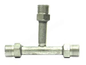 Тройник O-Ring 10мм, G8, 90 градусов, алюминиевый