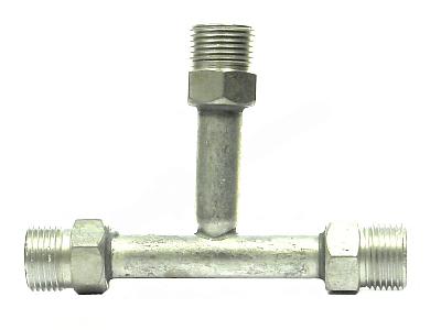 Тройник O-Ring 10мм, G8, 90 градусов, алюминиевый; фотография №1